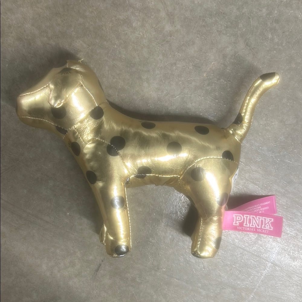 Pick 5 PINK Victoria's Secret Gold Dog Toy